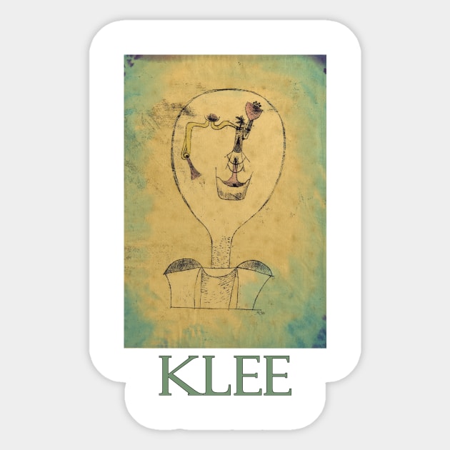 The Beginnings of a Smile by Paul Klee Sticker by Naves